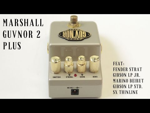 Marshall Guvnor 2 plus + 5 Guitarras (Fender, Gibson, SX...)