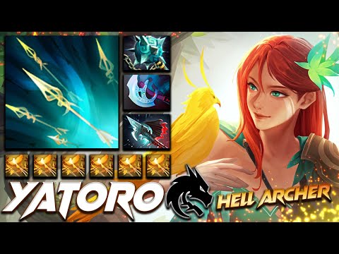 Yatoro Windranger Hell Archer - Dota 2 Pro Gameplay [Watch & Learn]
