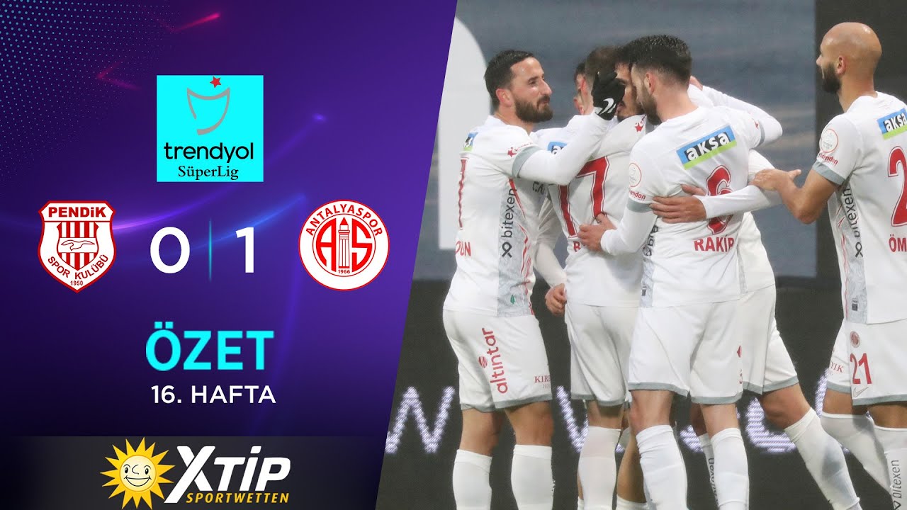 Pendikspor vs Antalyaspor highlights