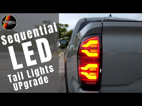 AlphaRex LUXX LED Sequential Tail Lights | Toyota Tacoma 3rd Gen | How to Install / Function