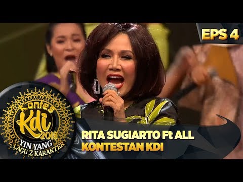 PETCAH ABIS! PENAMPILAN RITA SUGIARTO Ft ALL KONTESTAN KDI [HELLO DANGDUT] - KONTES KDI EPS 4 (12/8)