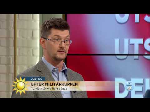 Stor rättgång efter militärkuppen: "En traumatisk tid för Turkiet" - Nyhetsmorgon (TV4)