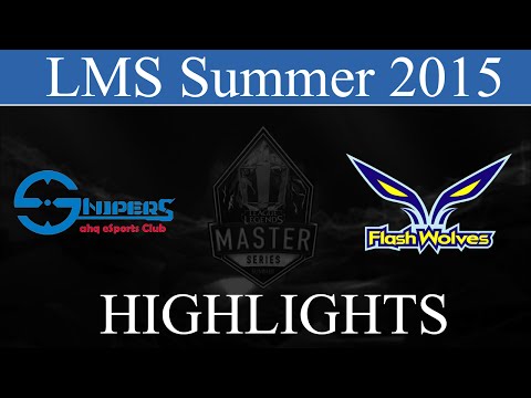 [Highlights] LGS vs FW Game 1 | Logitech Snipers vs Flash Wolves (22.05.2015) [LMS Summer 2015]