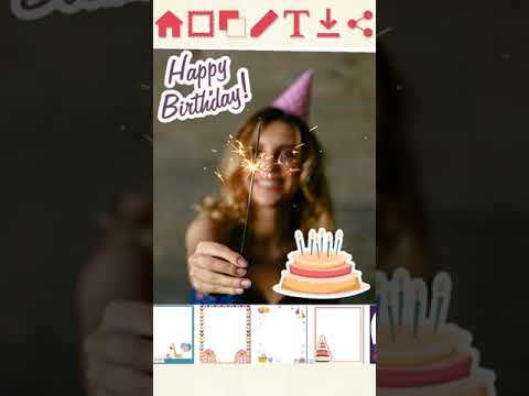 Happy Birthday Greeting Cards – Photo Frames Video