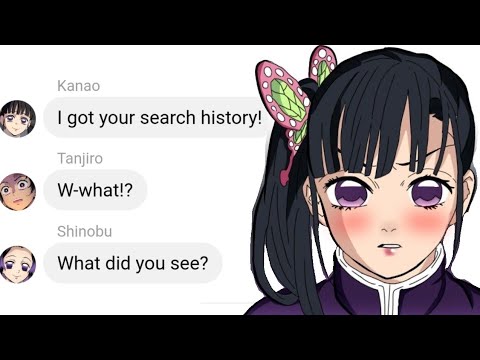 If Kanao got Tanjiro's search history!? Hashiras Infinity Castle Arc Demon Slayer 