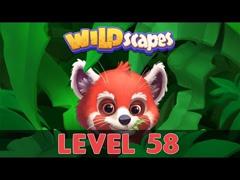 Wildscapes Level 58 - No Boosters (GAMEPLAY)