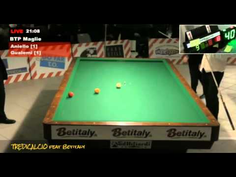 ANIELLO vs GUALEMI - 3^ PROVA BILIARDO BTP 2016 MAGLIE