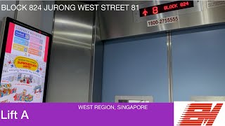 HDB Block 824 Jurong West || EM Elevator (Lift A)