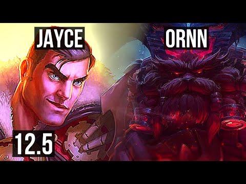 JAYCE vs ORNN (TOP) | 6 solo kills, 400+ games | BR Master | 12.5