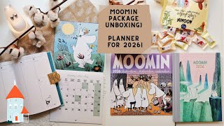 Moomin package unboxing) My planner for 2026!