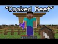 The Life of a Cow in Minecraft