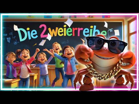 Die 2er Reihe RAP 🎶 Mathe-Lied für Kinder | Lernen mit Rhythmus | Singenbogen