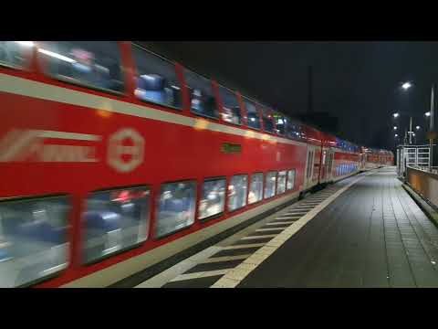 Einfahrt BR 146 Dostowagen vom DB Regio NRW in NWL auf der Linie RE2