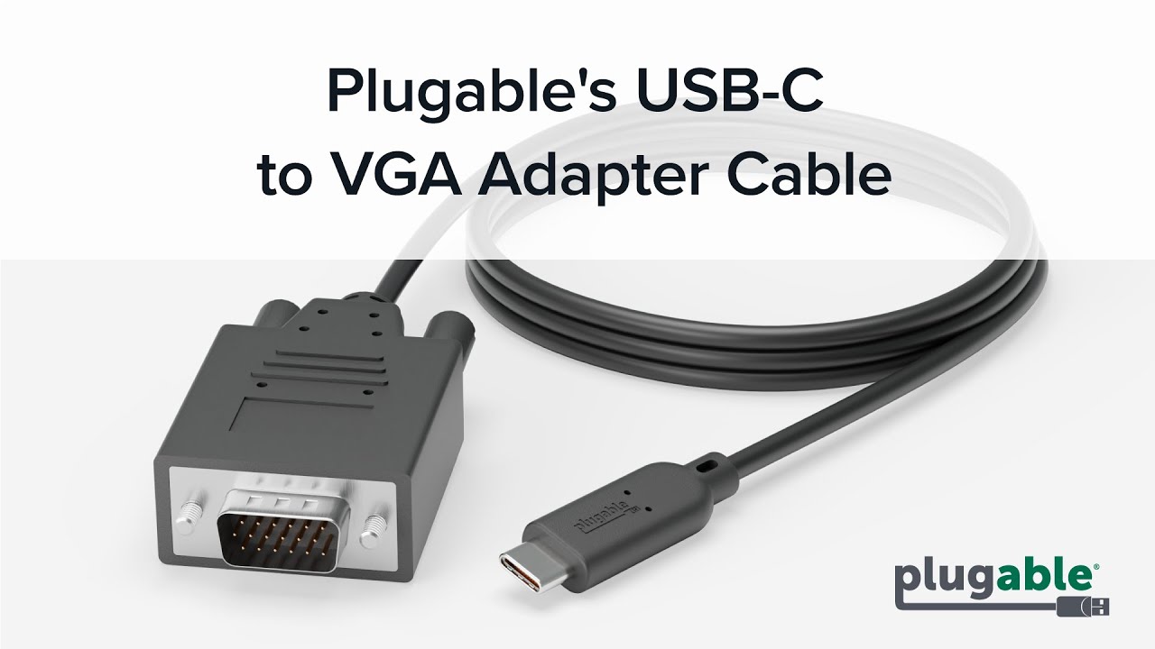 Plugable's USB-C to VGA Adapter Cable
