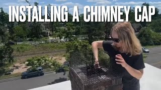 Installing a Chimney Cap ​⁠