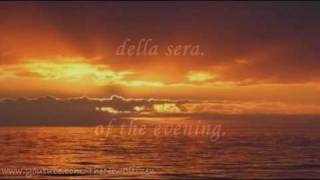 Andrea Bocelli - Il Mare Calmo Della Sera (English lyrics translation)