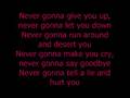 Never Gonna Give You Up w/ Lyrics - Ashley ...
