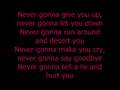 Never Gonna Give You Up w/ Lyrics - Ashley ...