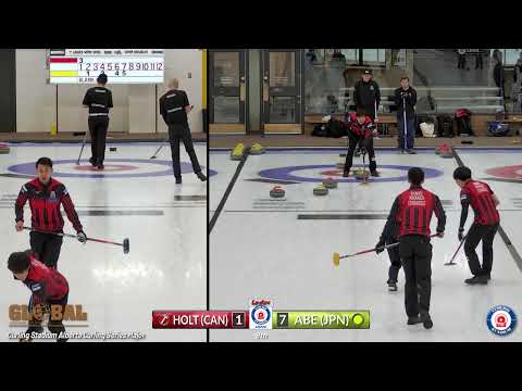 Shinya Abe vs. Brand Holt - Draw 4 - Curling Stadium Alberta Curling Series #3