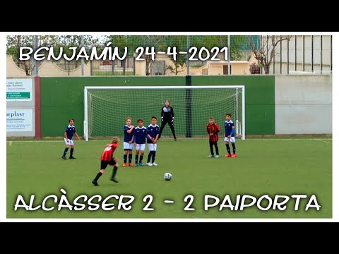 Alcàsser 2  -  2 Paiporta. Benjamín 24-4-21