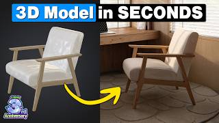 Create 3D Models with AI in SECONDS! Step by step Tutorial - MeshyAI v6