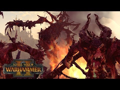 THE GALLOWS GIANT - Vampire Coast vs Warriors of Chaos // Total War: Warhammer II Online Battle