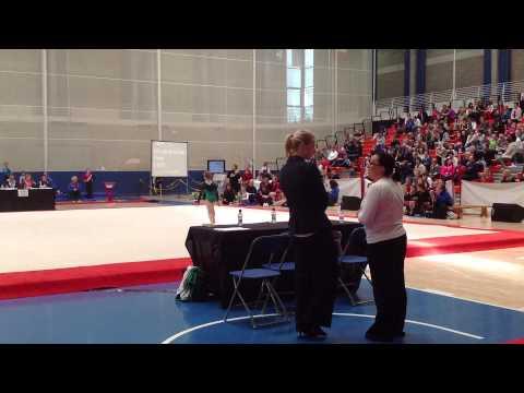Abbie O'Neill Floor Irish Apparatus Finals 2013