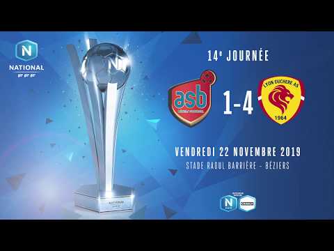 14ème J. National | AS Béziers - Lyon Duchère AS (1-4)