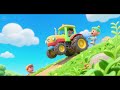 Tractor Wheels Go Up And Down Farm Action Song For Kids