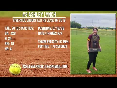Ashley Lynch 2019 Softball Skills Video