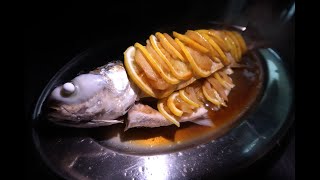 （3分鐘學煮）鴛鴦檸檬蒸烏頭Steamed Gray Mullet with lemon