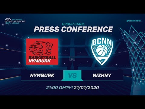 ERA Nymburk v Nizhny Novgorod - Press Conference - Basketball Champions League 2019-20