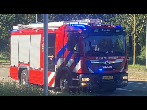 P1 Zwolle-Noord naar een Gaslekkage
