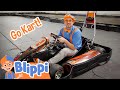 Blippi Explores A Go Kart Fun And Educational Videos For Kids