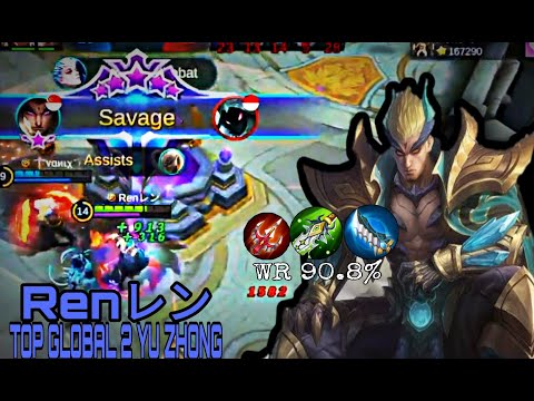 TOP GLOBAL 2 YU ZHONG || SAVAGE YU ZHONG HYPER CARRY || BY Renレン