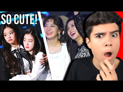 blackpink and red velvet bestie moments