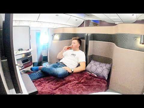 Trek Trendy in a Qatar Airways Qsuite