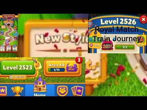 Royal Match Level 2508 - 2540 dan lezat dan juga dapat membuat Train Journey dan @hafian2095 