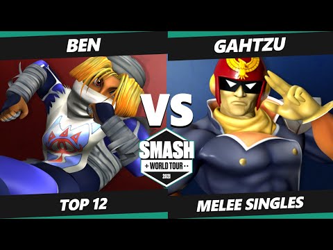 SWT NA East RF Top 12 - Ben (Sheik) Vs. Gahtzu (Captain Falcon) Smash Melee Tournament
