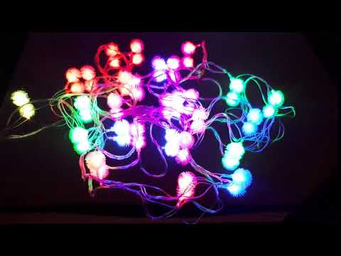 Гірлянда LED фігурка пушок б/с 5м