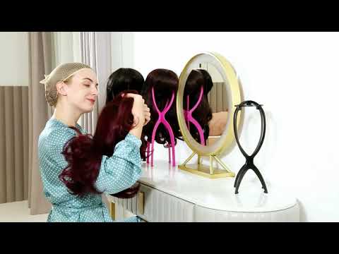 Paryk stativ / Paryk holder - sort - FASHIONGIRL