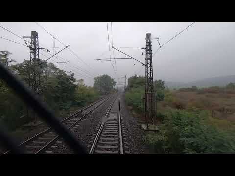 NEx 57182 Štětí - Nové Sedlo u Lokte | ČDC | Loko řady 363 |  Ze stanoviště strojvedoucího