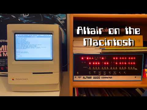 Altair 8800 on the Macintosh