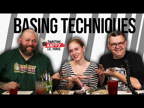 Painting Happy Lil Minis: Basing Techniques Part 2
