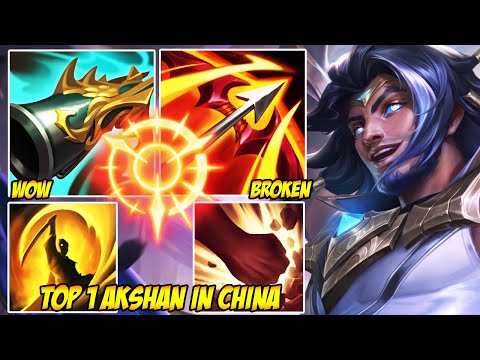 WILD RIFT CHINA TOP 1 AKSHAN - THE CLEANEST AKSHAN YOU’LL EVER SEE