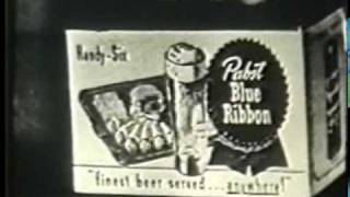 Vintage Commercial - Pabst Blue Ribbon Handy Six Pack