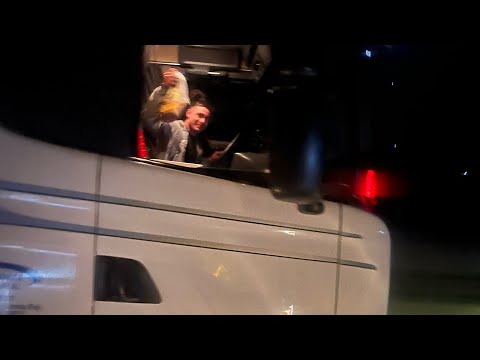 TRAKKER ARGENTINO - la tormenta en #ruta #camiones #cañuelas #buenosaires 