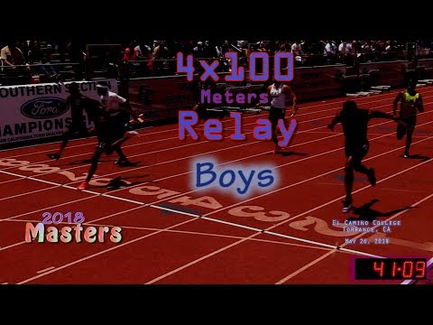2018 TF - CIF-ss Masters - 4x100 Relay (Boys)