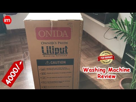 Onida liliput washing machine review in hindi