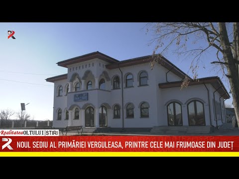 Noul sediu al primăriei Verguleasa, printre cele mai frumoase din județ